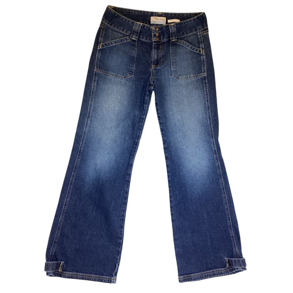 Old Navy Blue Jeans stretch flare leg women’s size 10